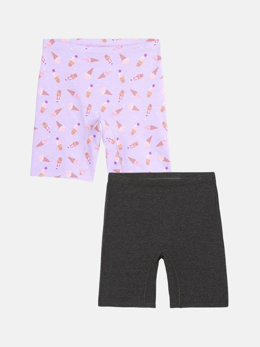 mackly Girls Pack Of 2 Mid-Rise Regular Fit Core Shorts-picture-28