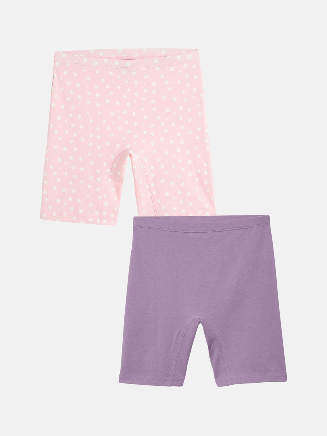 mackly Girls Pack Of 2 Printed Chino Shorts-picture-41