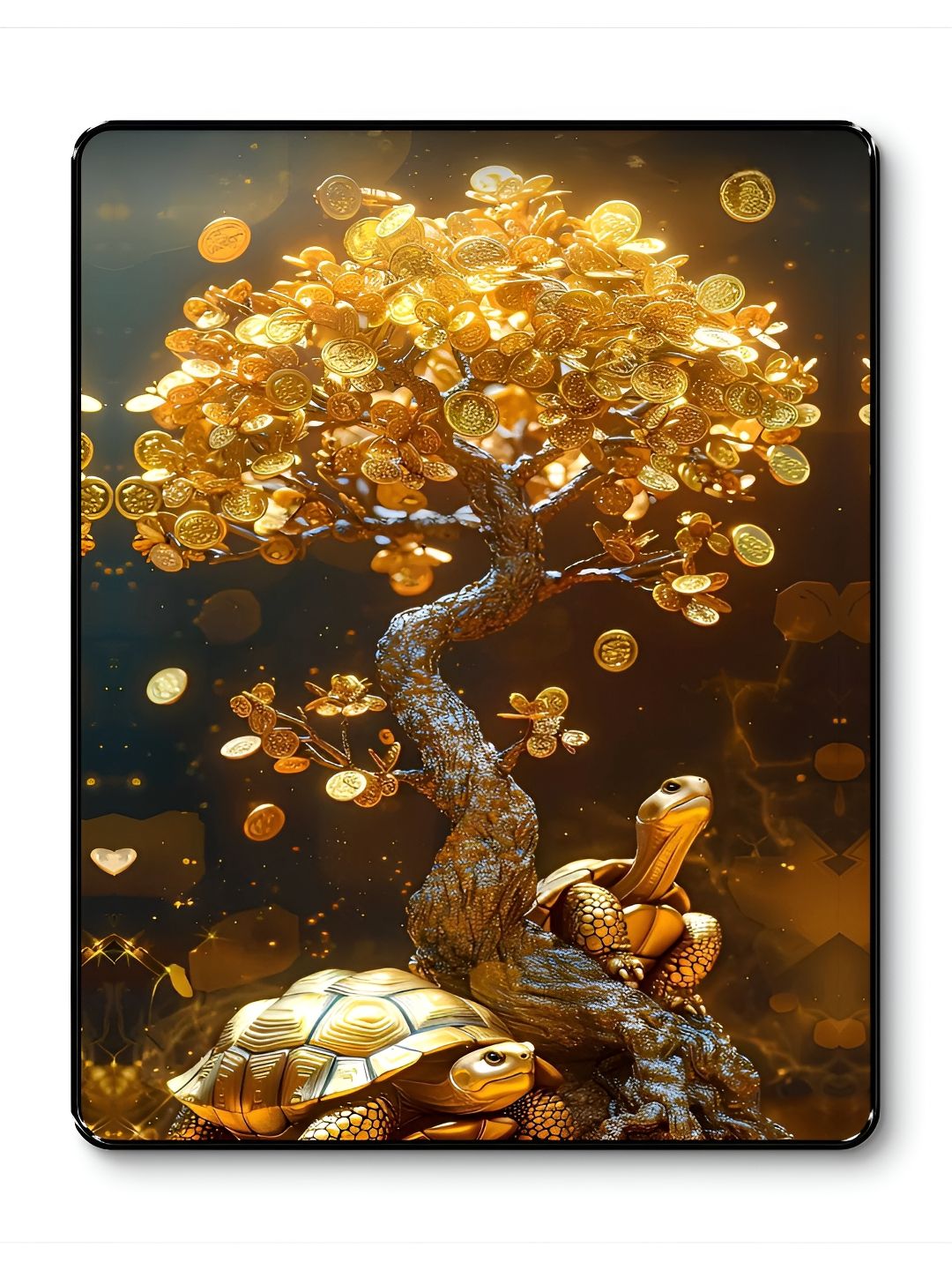 Myntra Elegant Homes Gold-Toned & Brown Money Tree Wall Art-image-24