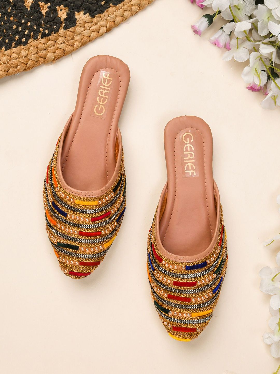 GERIEF Women Printed Mules-picture-53