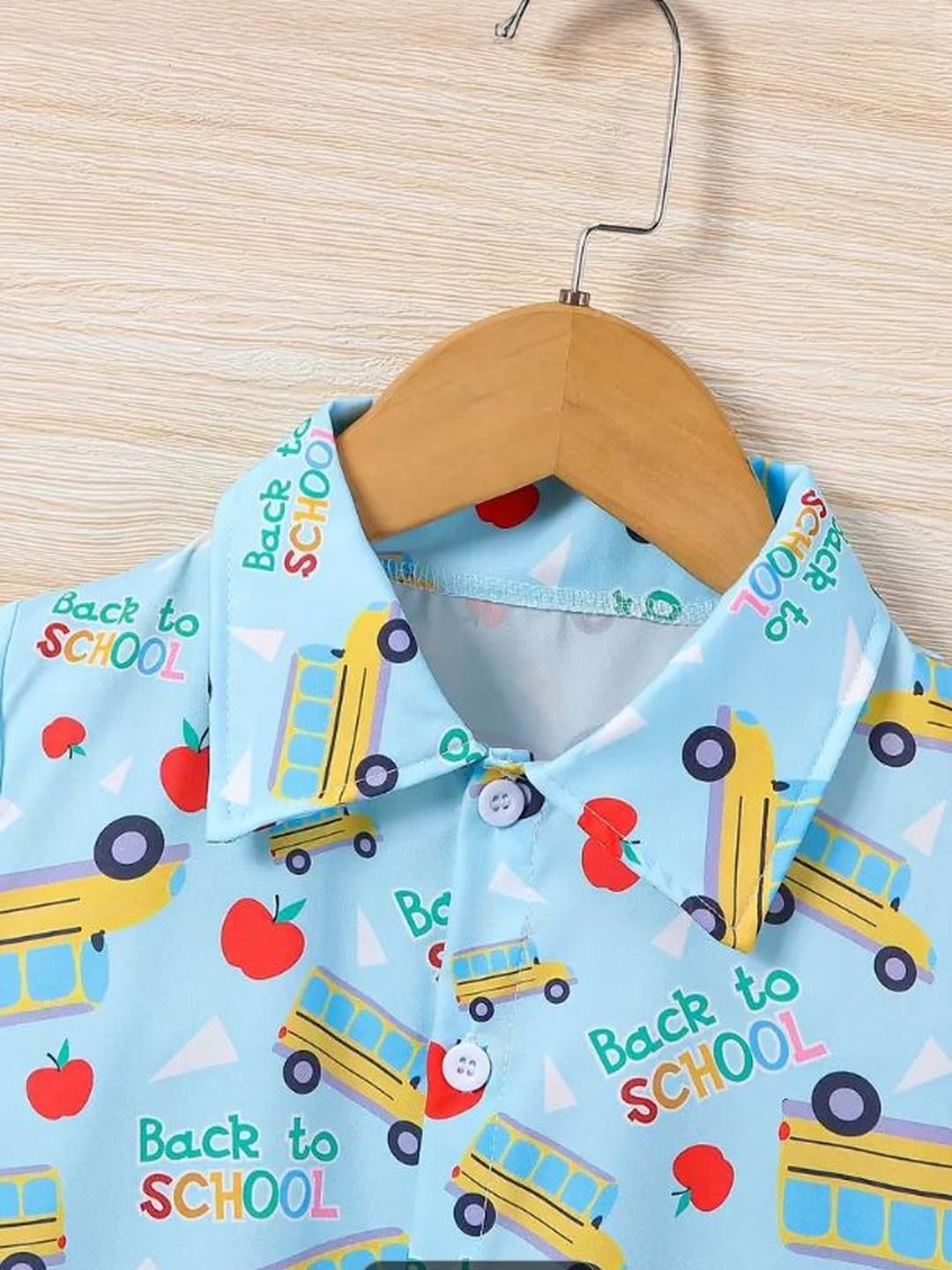 SHREE VANKIYA HANUMANJI FASHION Unisex Kids Solid Cotton Shirts-picture-10