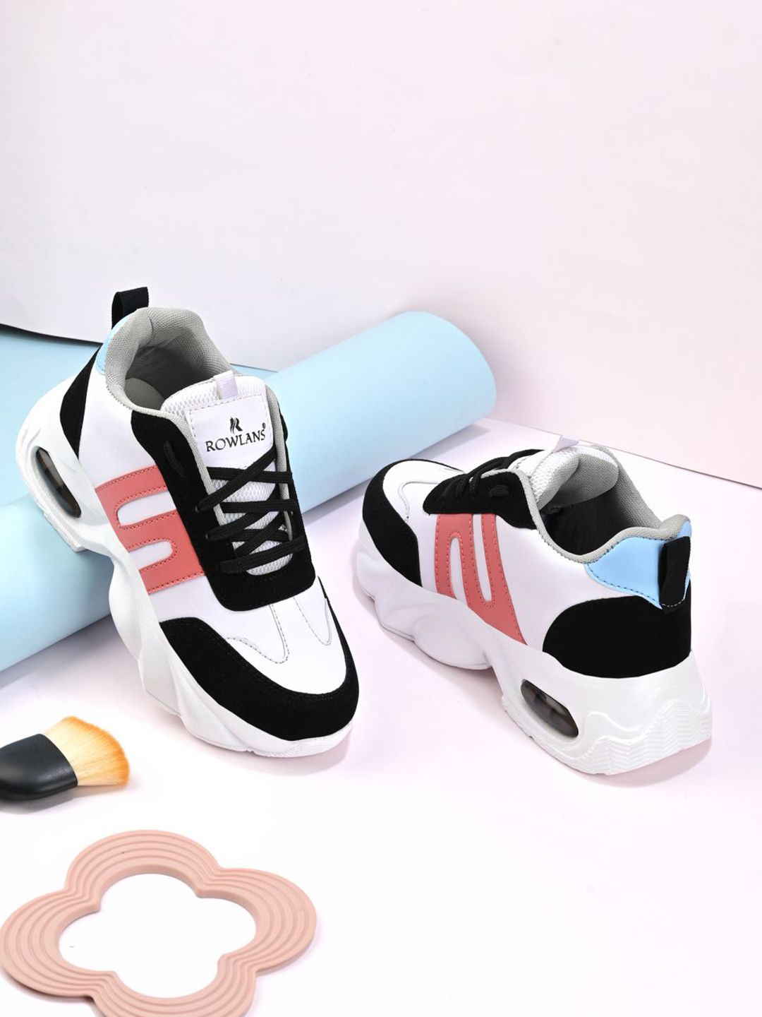 Rowlans Women Colourblocked Lightweight Lace-Ups Sneakers-picture-28