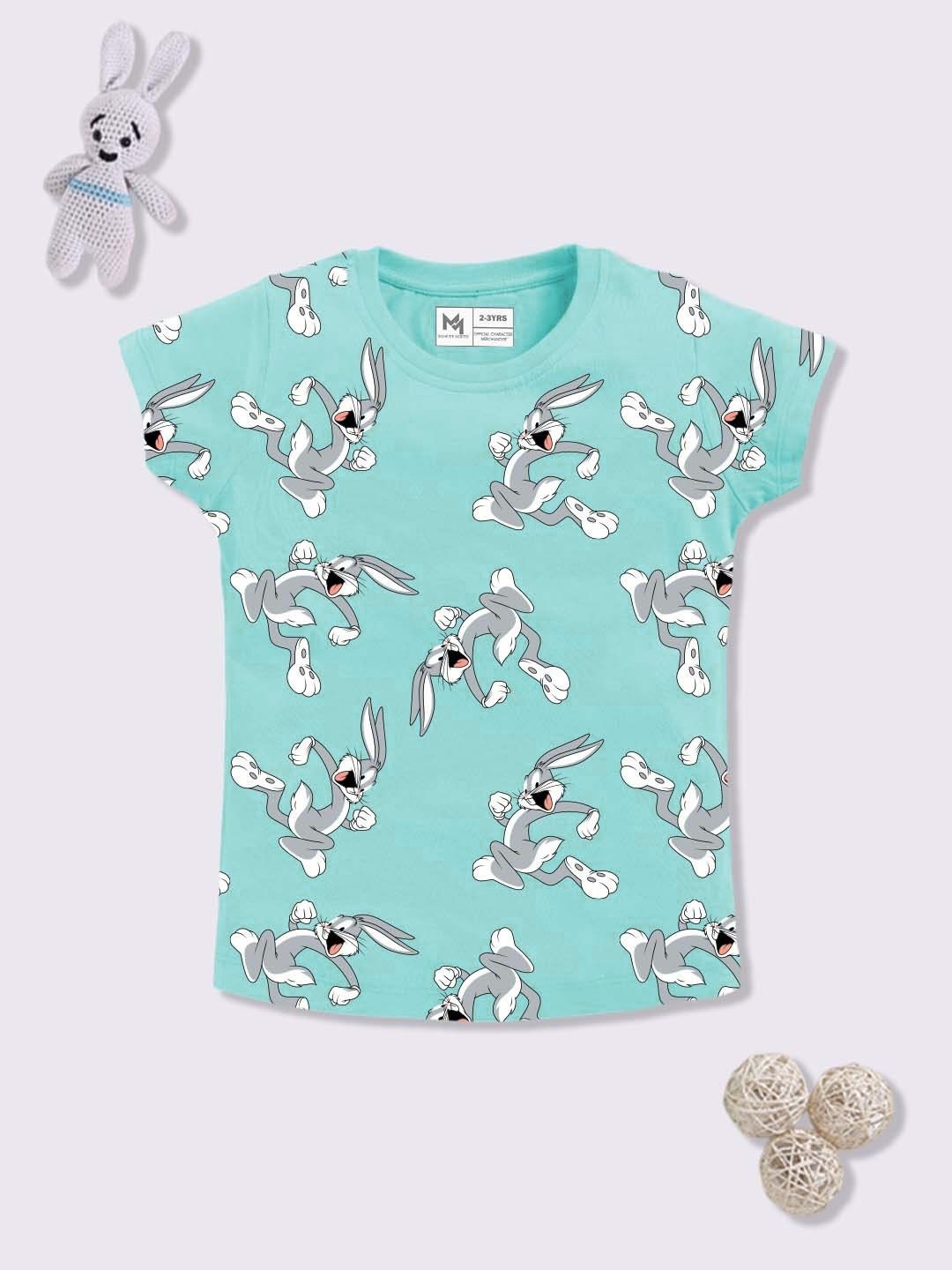 YK X Minute Mirth Girls Looney Tunes Printed Pure Cotton T-shirt-picture-24