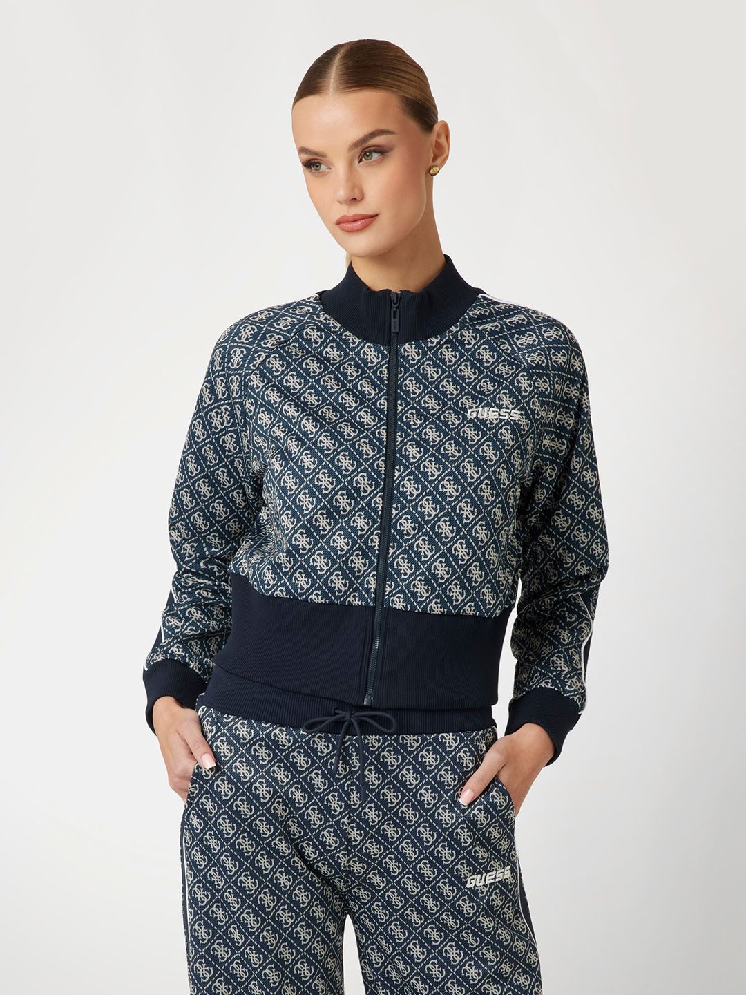 GUESS Women Brand Logo Printed Sweatshirt-image-32