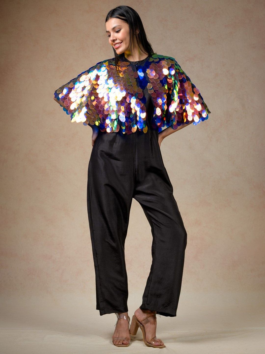 THETAA Women Embellished Basic Jumpsuit-picture-13