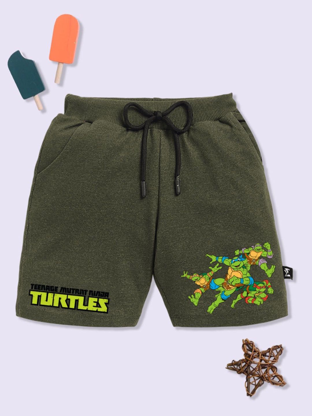 YK X Minute Mirth Boys Printed Cotton Shorts-picture-25