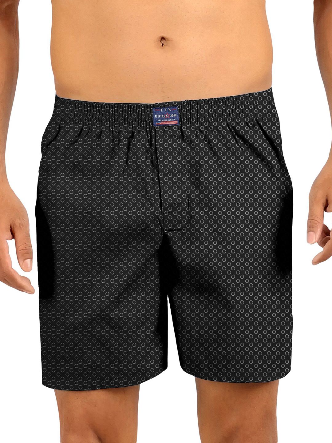FTX Men Printed Pure Cotton Boxers 507_55_M-picture-20