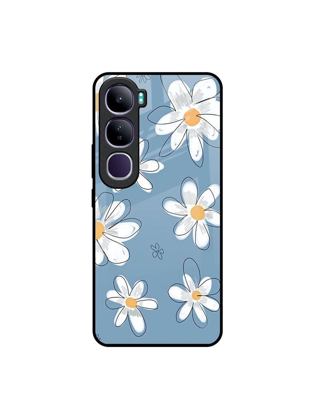 QRIOH Floral Printed Vivo Y300 5G Back Case Mobile Accessories-picture-19
