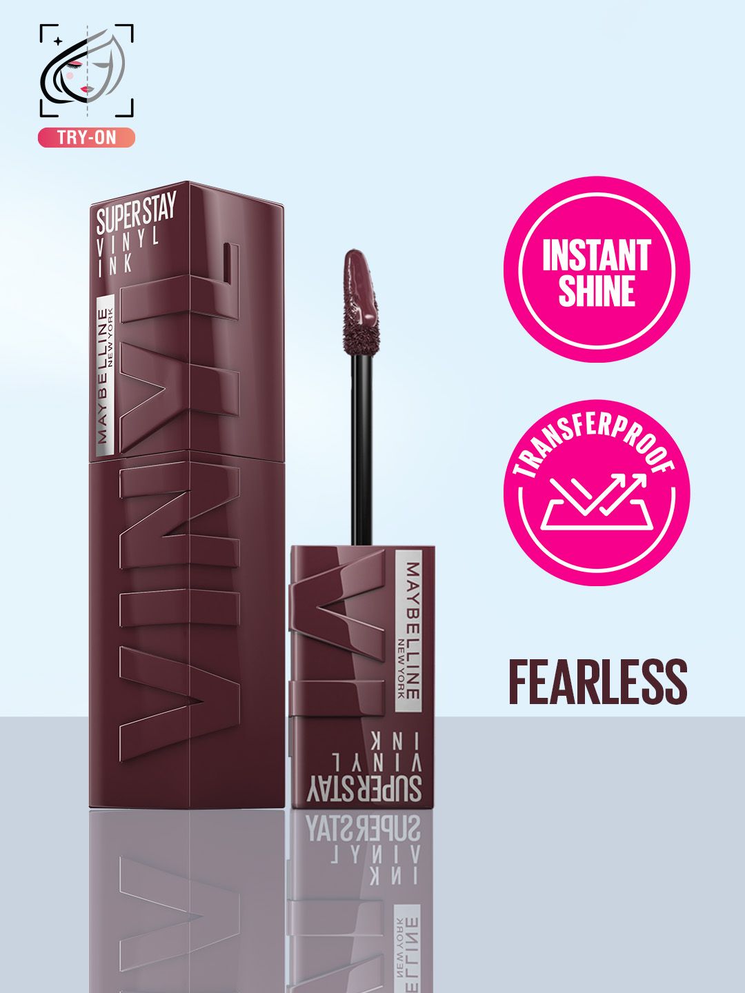 Maybelline New York Super Stay Vinyl Ink 16H Stay Liquid Lipstick 4.2 ml - Fearless-image-46