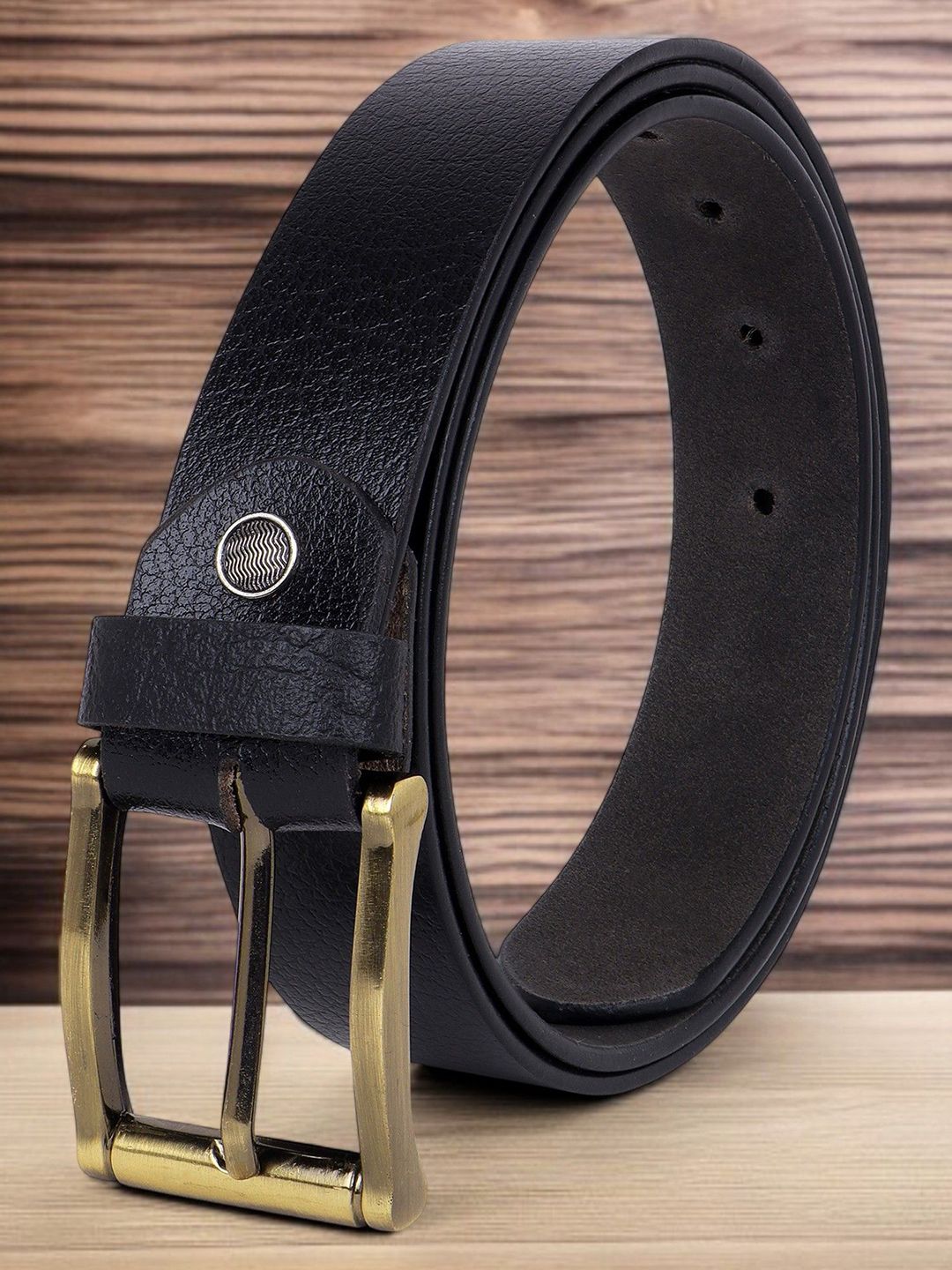 The Roadster Lifestyle Co. Men Leather Textured Formal Belts-picture-41
