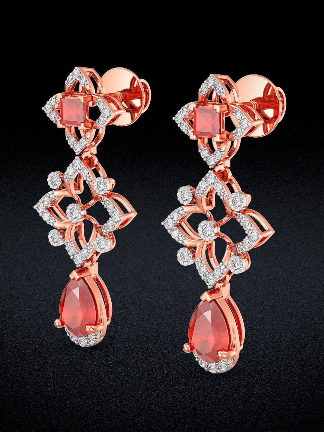 Joyalukkas Delicate Blossom Diamond Earrings -5.68 gm-image-39