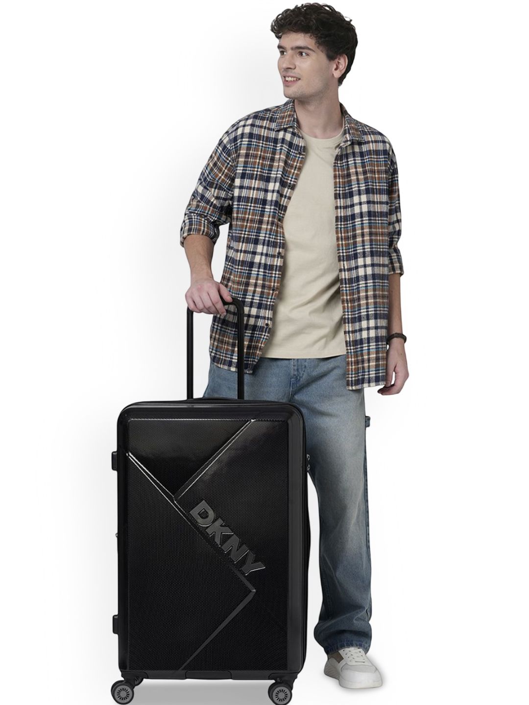 DKNY YOUR CALL Range Black 30" Large Hard Luggage-image-43