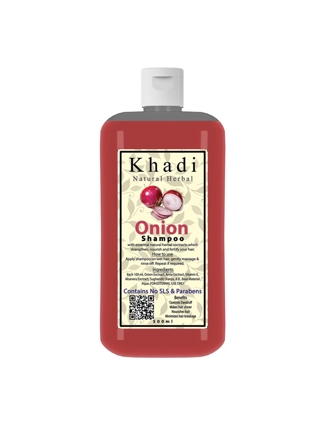 khadi natural herbal Onion Shampoo For Hair Growth - 500 ml-picture-16