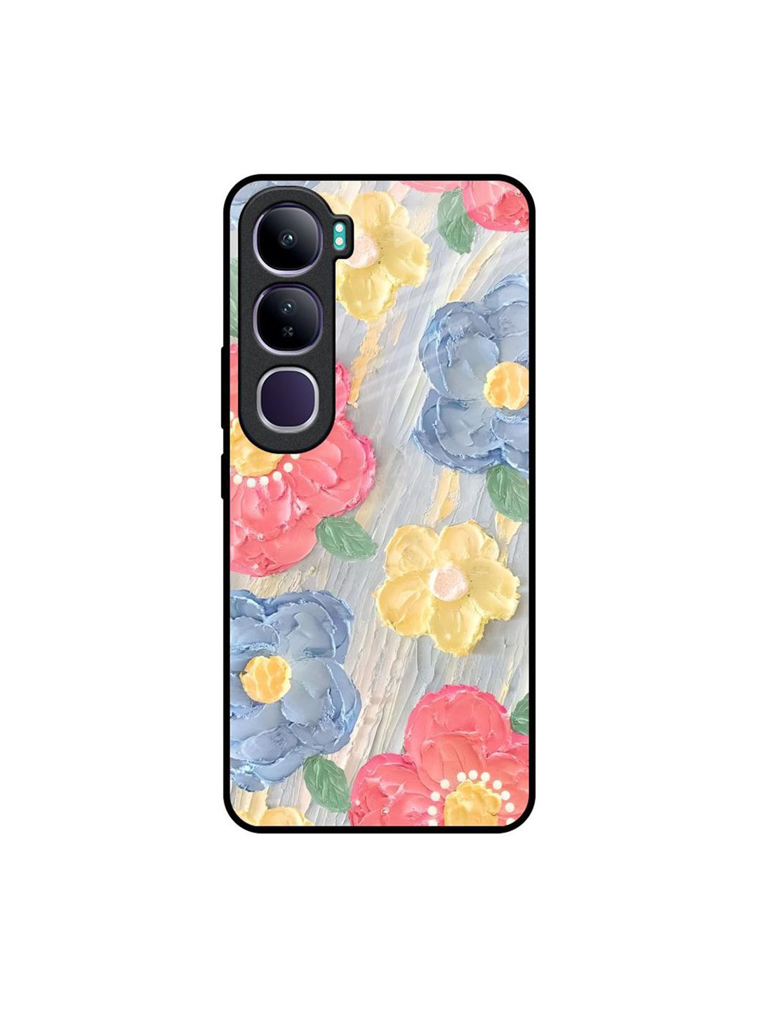 QRIOH Floral Printed Vivo Y300 5G Back Case Mobile Accessories-picture-13