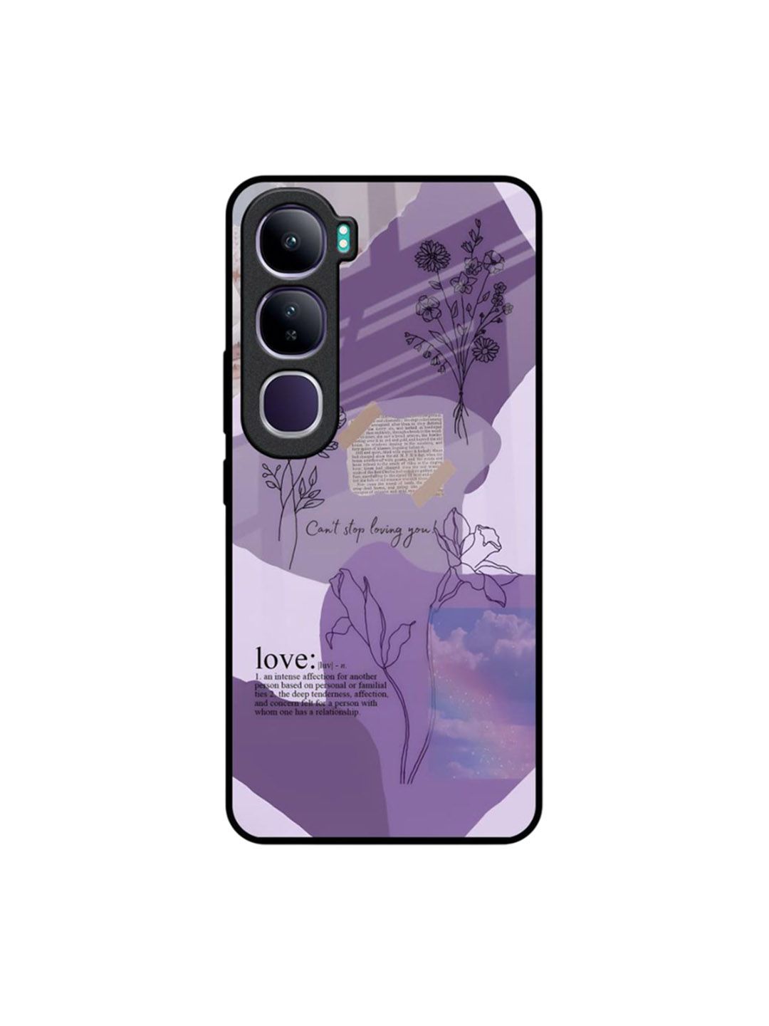 QRIOH Floral Printed Vivo Y300 5G Back Case Mobile Accessories-picture-15