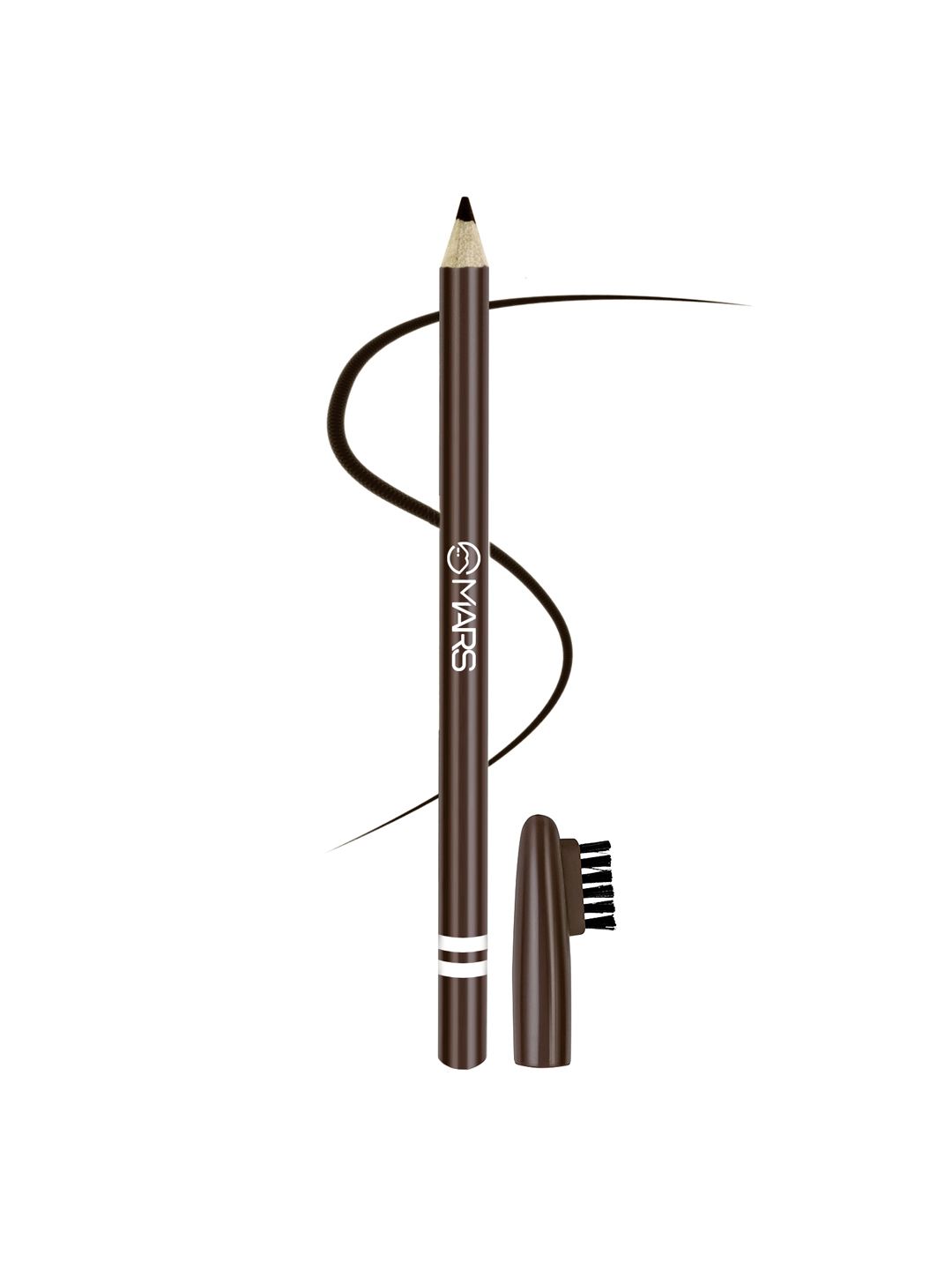 MARS Long Lasting & Smudge Proof Eyebrow Pencil with Spoolie -Dark Brown- 1.2g-picture-49
