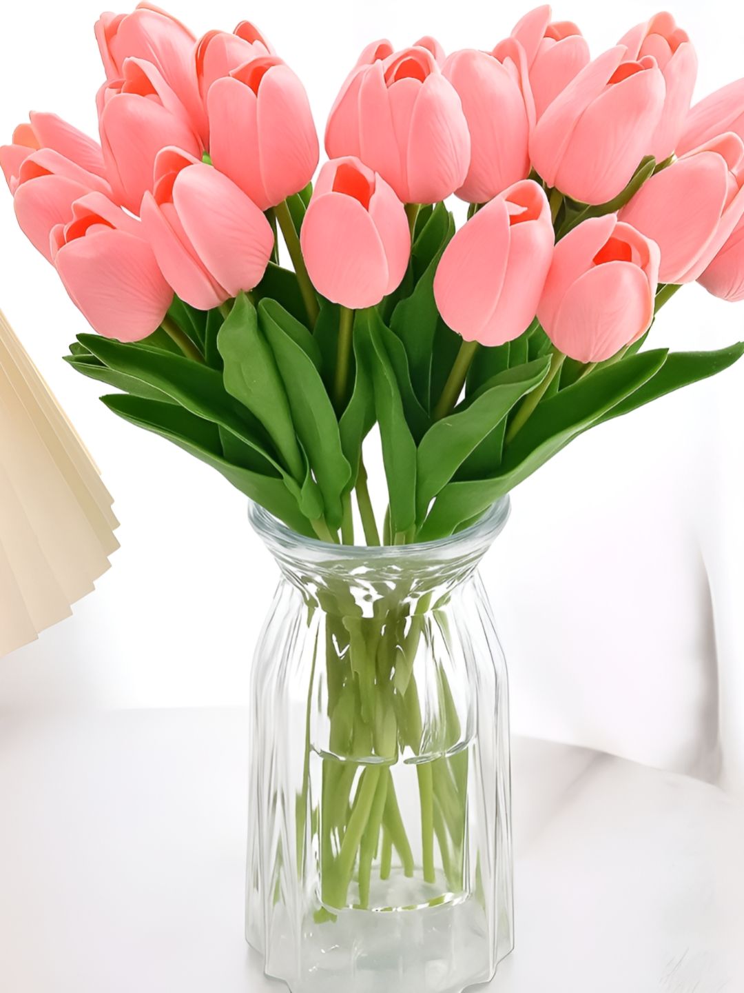 ARTSY Pink 5 Pieces Tulip Artificial Flower-picture-13