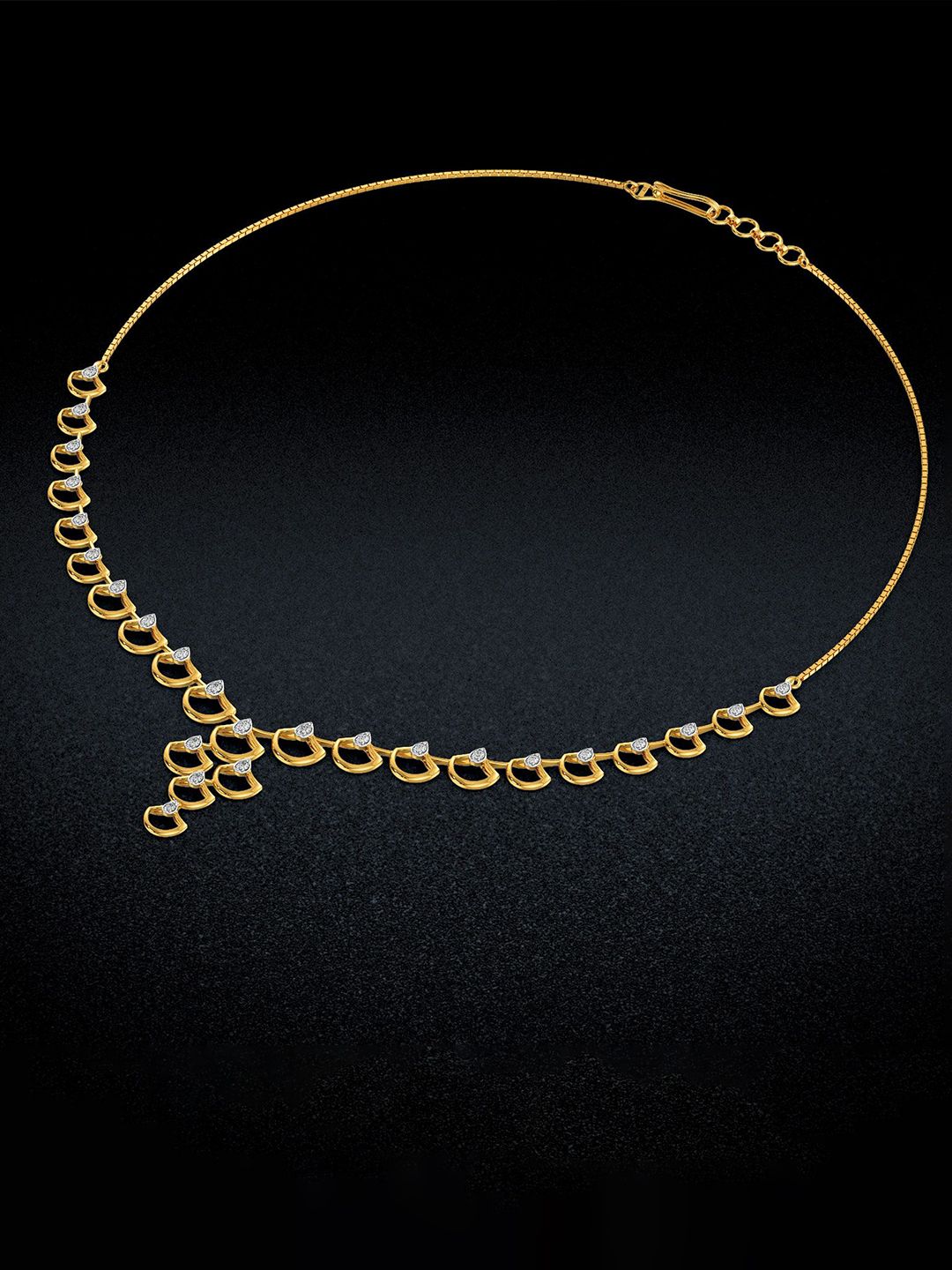 Joyalukkas Dia Glow Charm Diamond Necklace-7.93 gm-picture-24