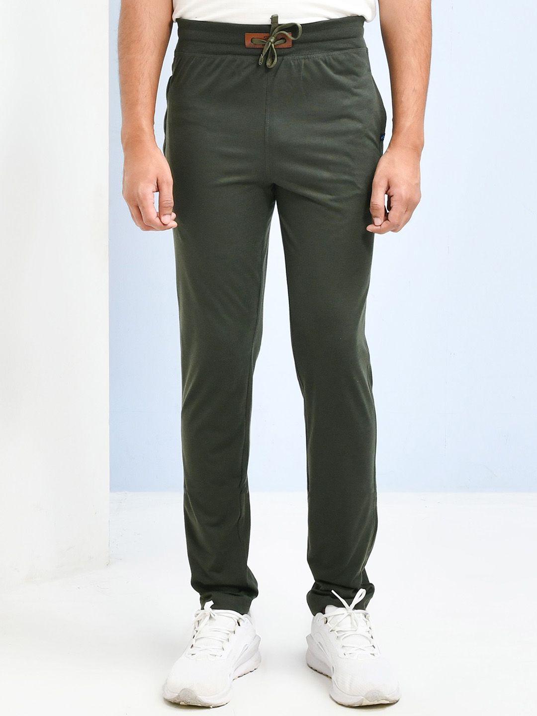 SKYKNIT Men Slim-Fit Mid-Rise Track Pants-picture-21