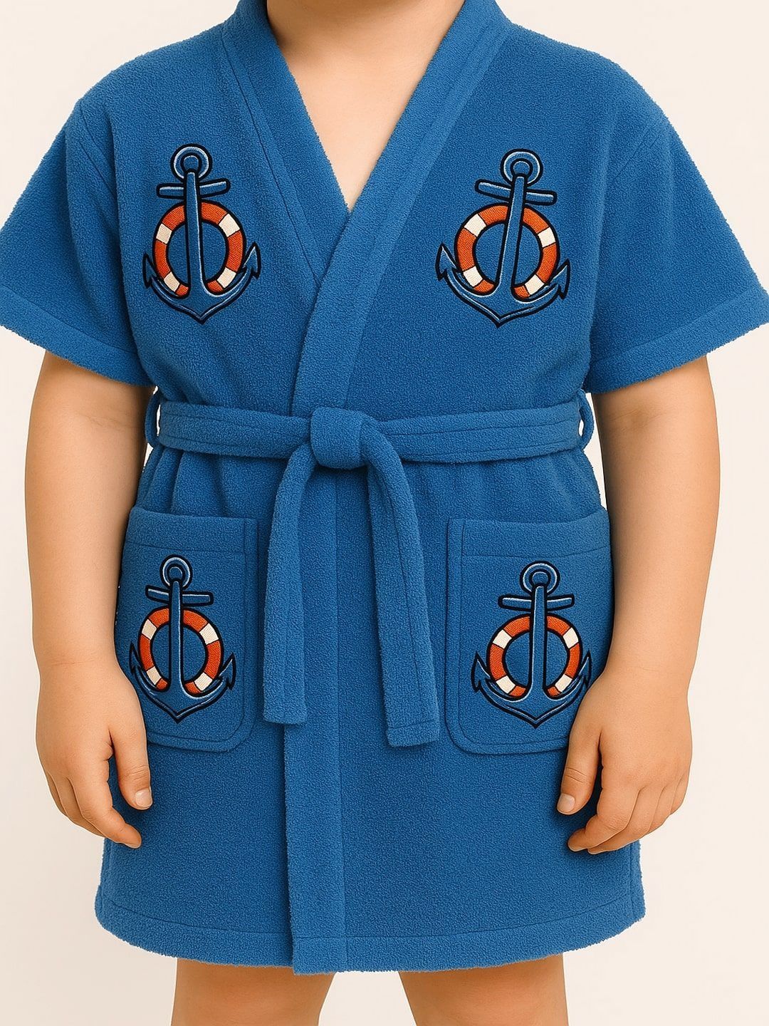 GAB Kids Printed Pure Cotton Bath Robe-image-21