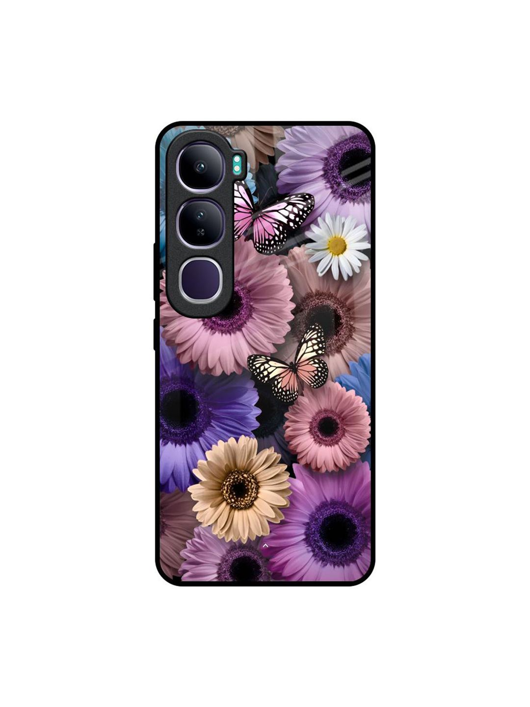 QRIOH Floral Printed Vivo Y300 5G Back Case Mobile Accessories-picture-10