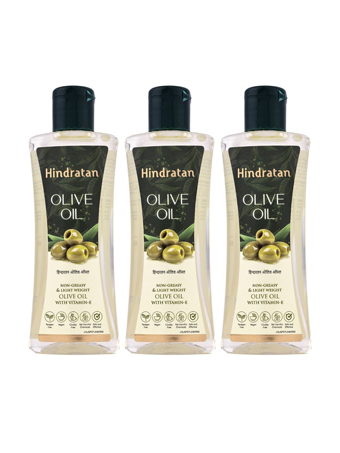 Hindratan Set Of 3 Non Greasy Olive Oil - 60 ml Each-picture-37