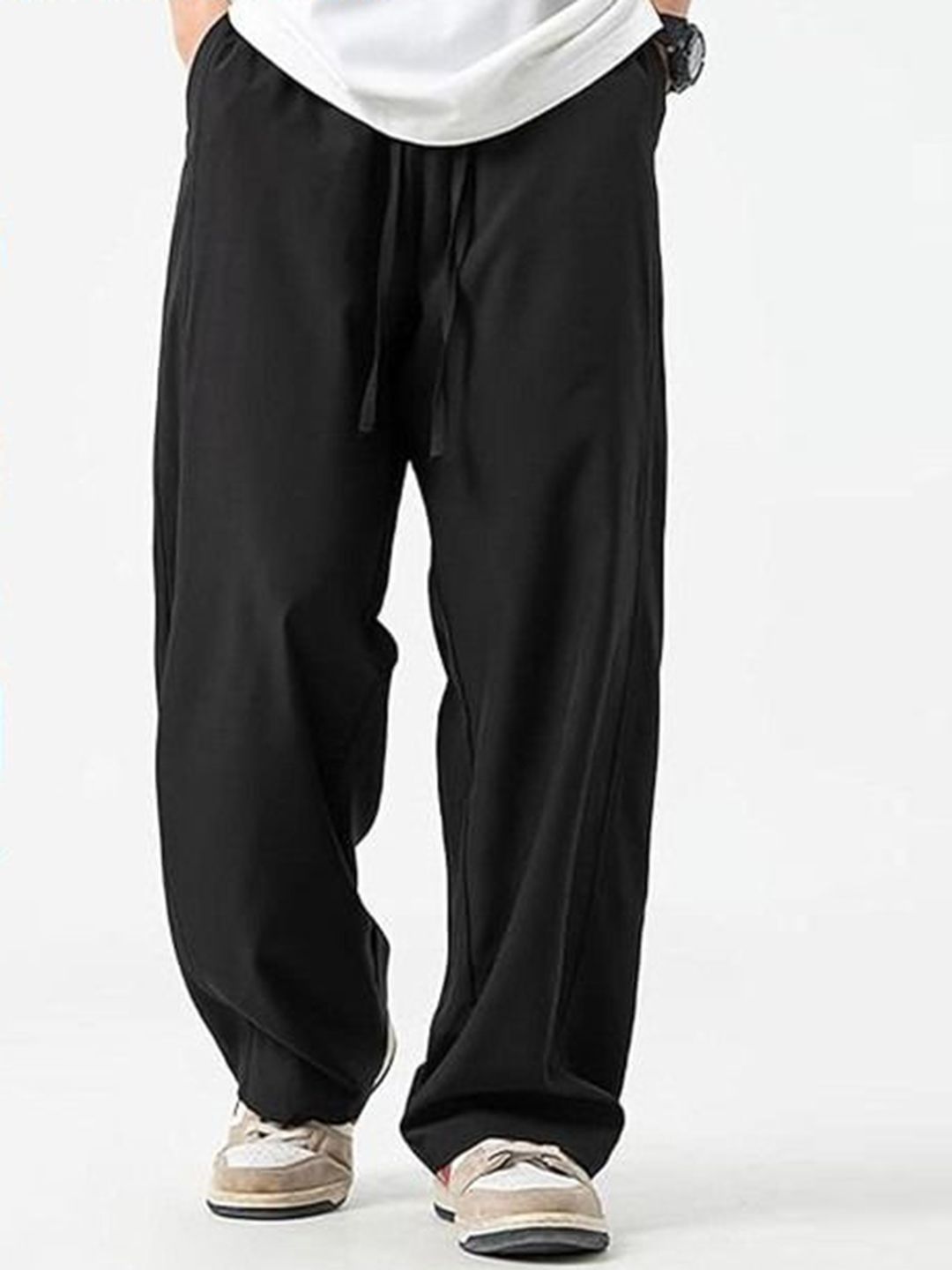 YOU FOREVER Men Cotton Baggy-Fit Mid Rise Track Pant-picture-25