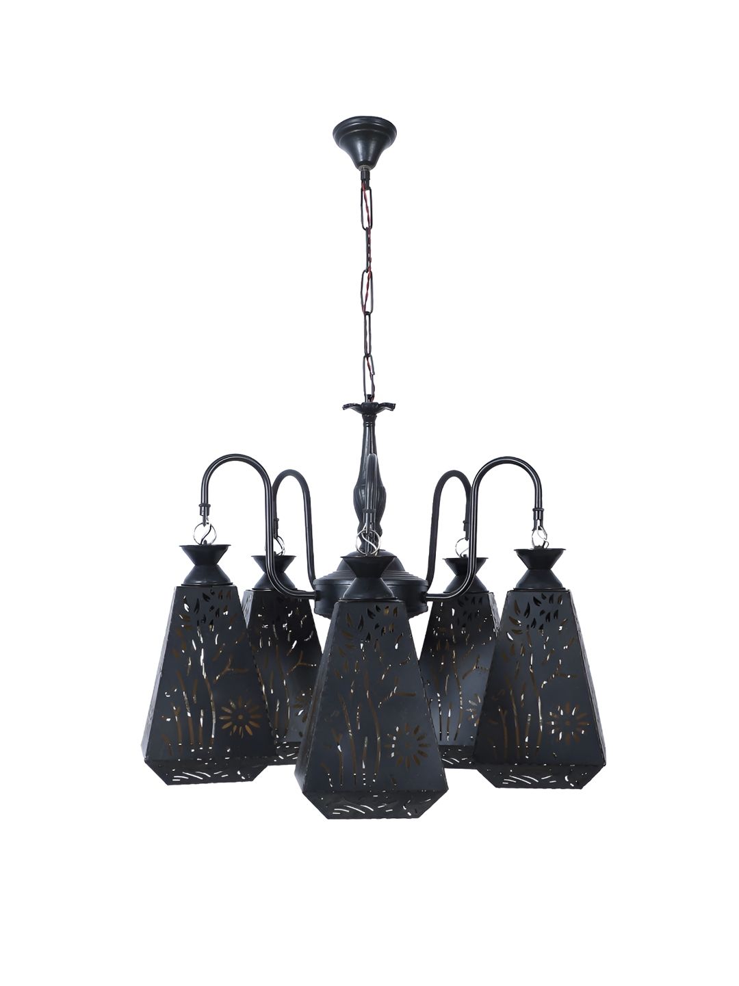 MFD HOME FURNISHING Black Quirky Ceiling Lamp-picture-20