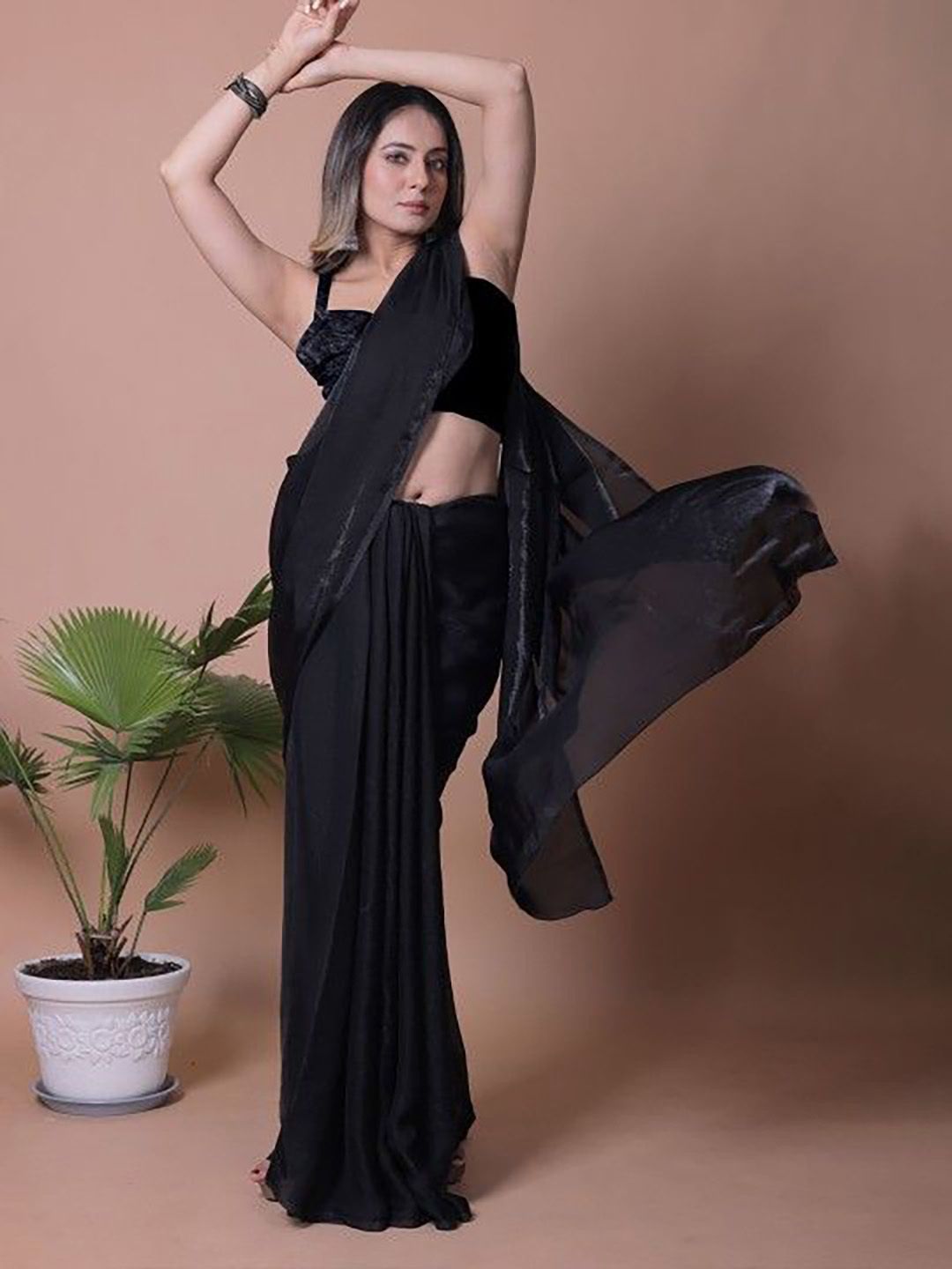 VRAGI Pure Chiffon Saree-picture-30