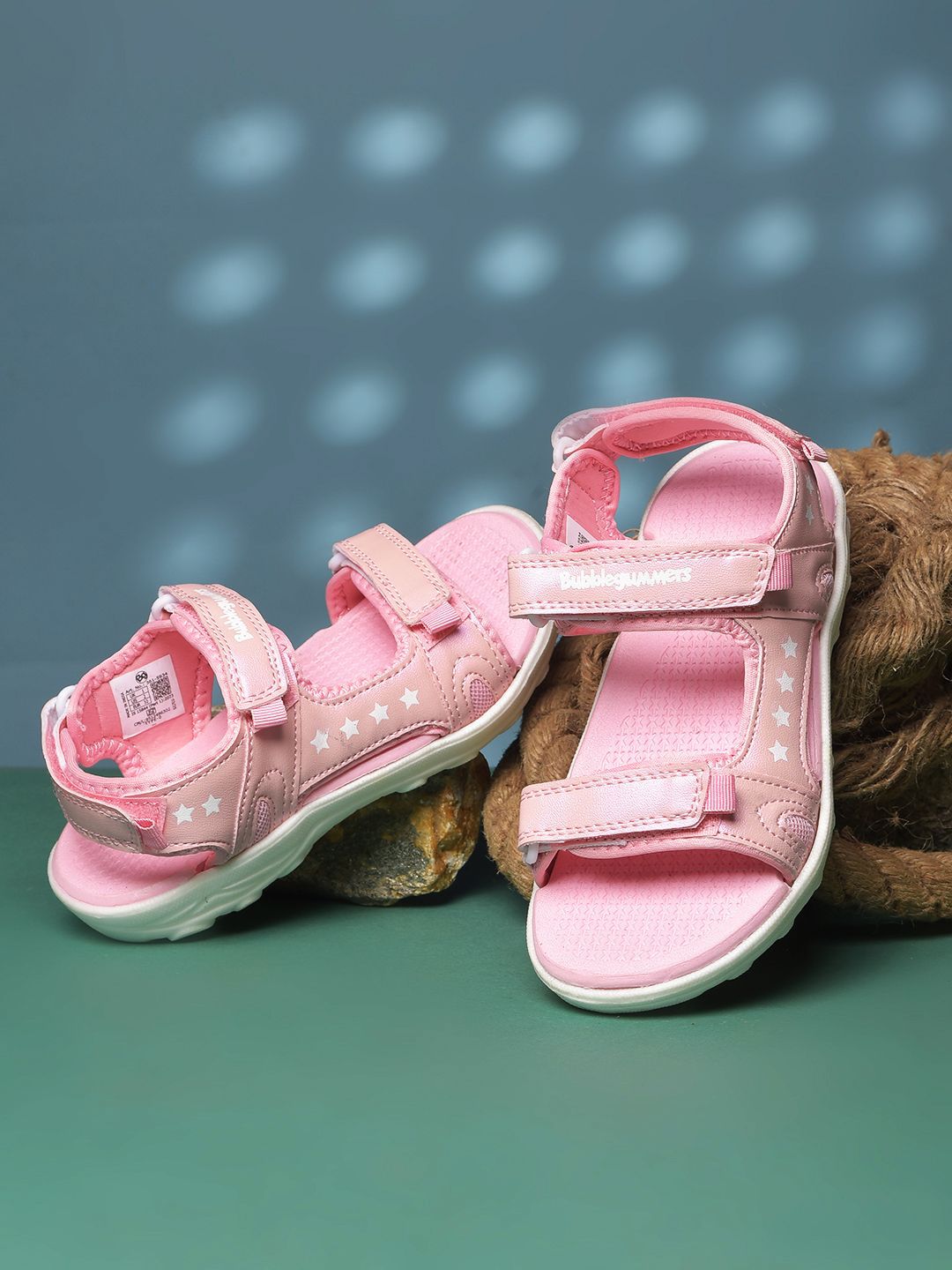 Bubblegummers Girls Velcro Sports Sandals-picture-10