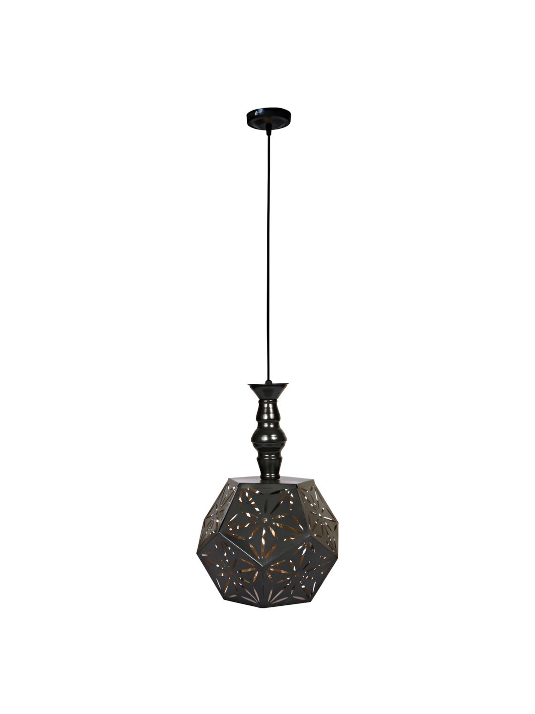 MFD HOME FURNISHING Black Textured Quirky Ceiling Lamp-picture-33