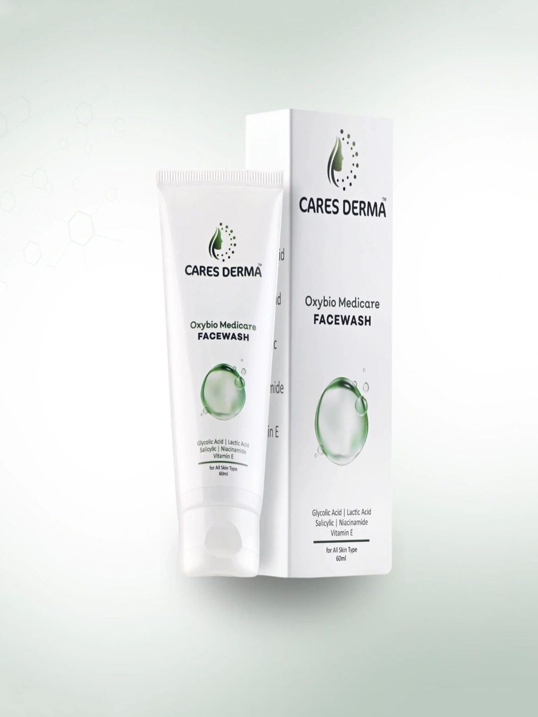 CaresDerma Oxybia Medicare Face Wash - 60 ml-picture-37