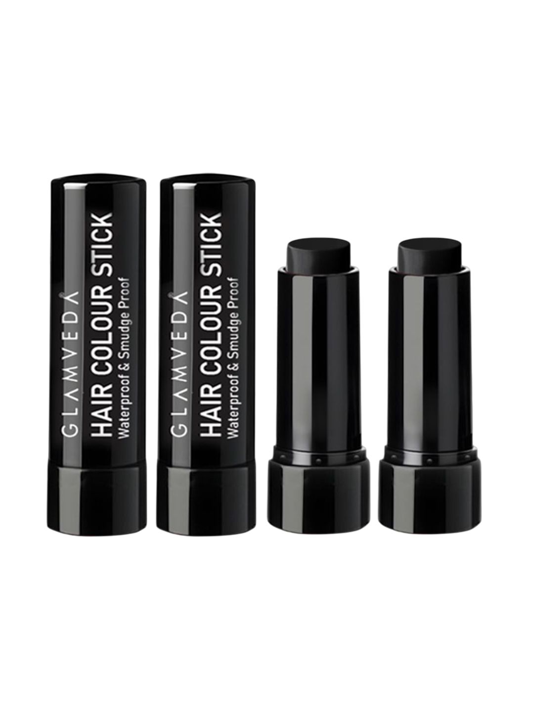 GLAMVEDA Set Of 2 Natural Water Proof Hair Colour Touch-Up Stick - 4 g Each - Black-picture-50