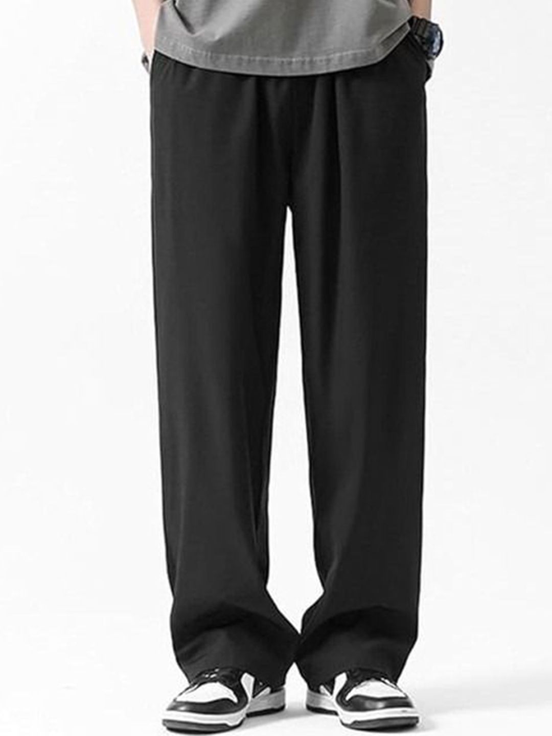 YOU FOREVER Men Cotton Baggy-Fit Mid Rise Track Pant-image-26