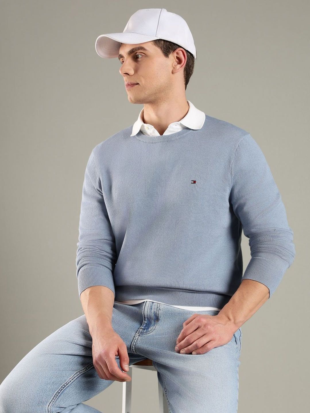 Tommy Hilfiger Men Round Neck Pullover Sweater-picture-15