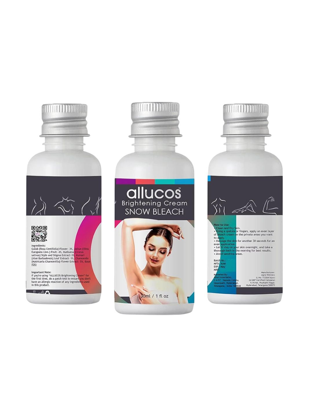ALLUCOS Brightening Cream Snow Bleach - 30 g-image-46