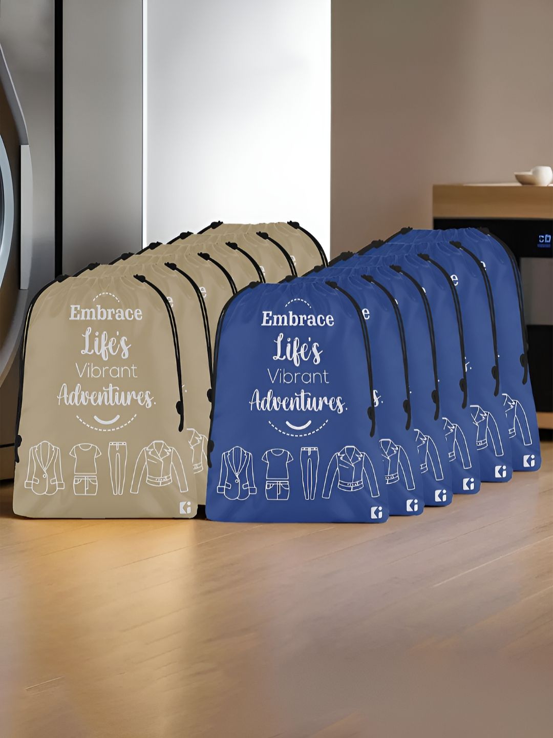 Aura Brown Set of 6 Water Resistant Multi-Utility Organisers-picture-13