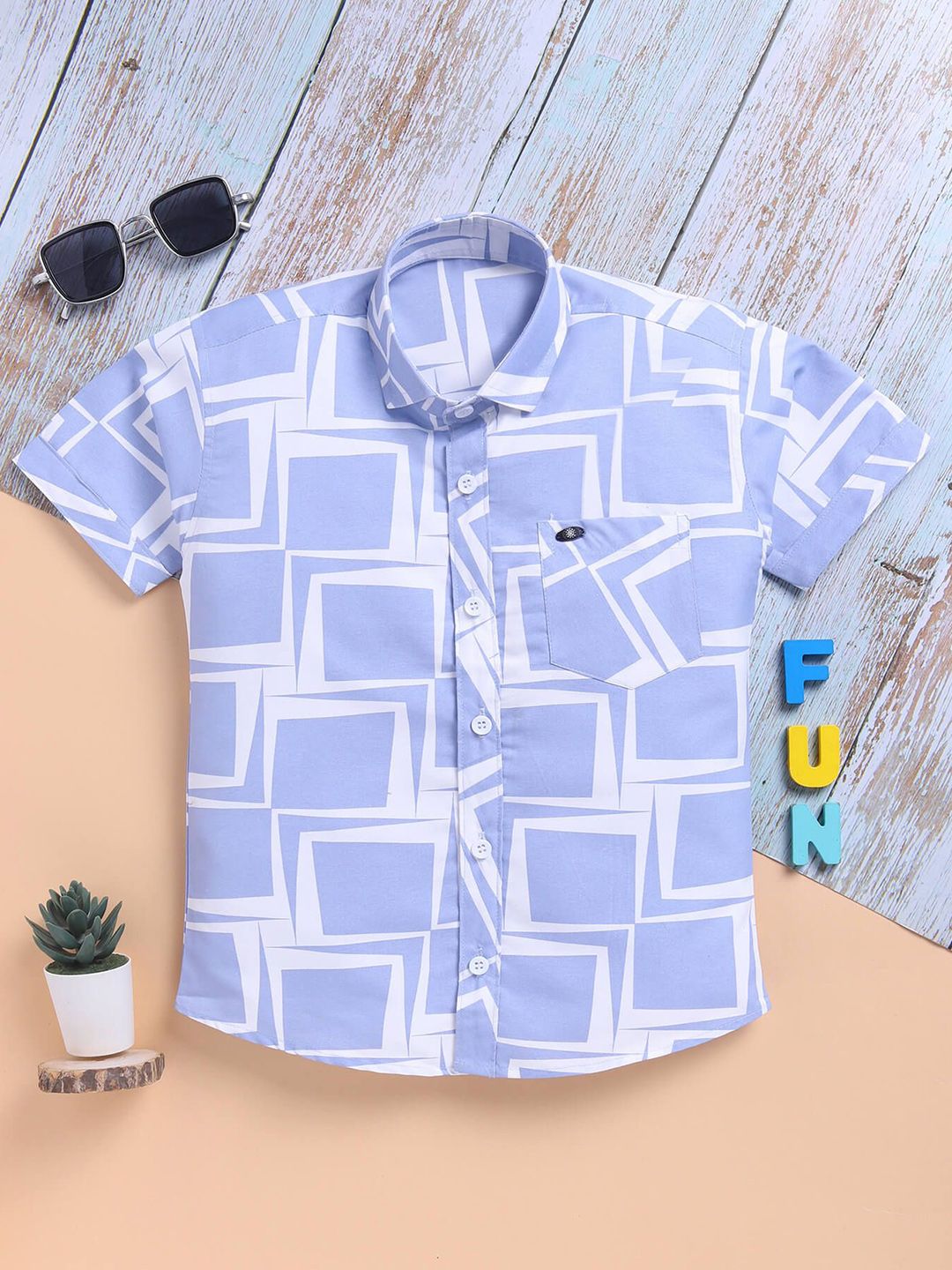 Toonyport Boys Printed Cotton Casual Shirt-picture-34