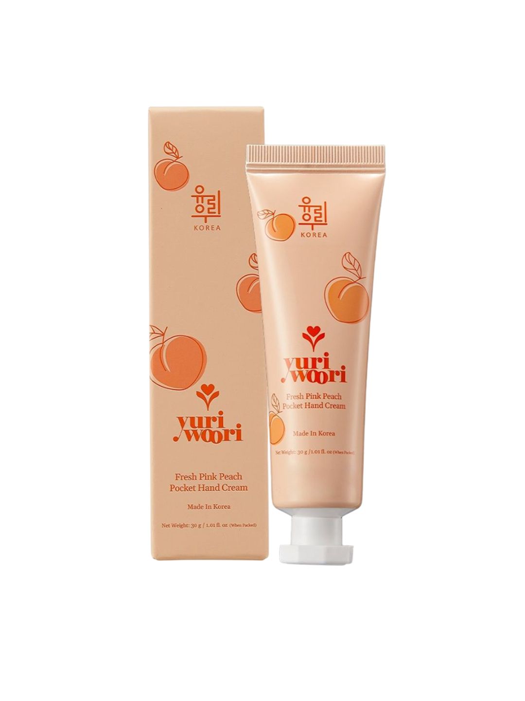 yuri woori Fresh Pink Peach Pocket Hand Cream - 30 g-image-11
