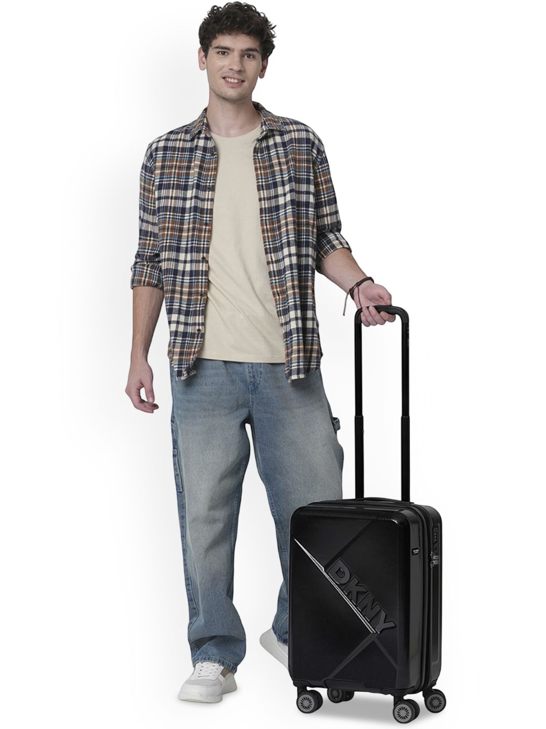 DKNY YOUR CALL Range Black 21" Cabin Hard Luggage-picture-38