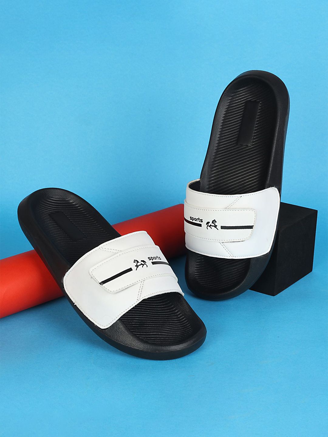 PERY PAO Men Printed Sliders-picture-33