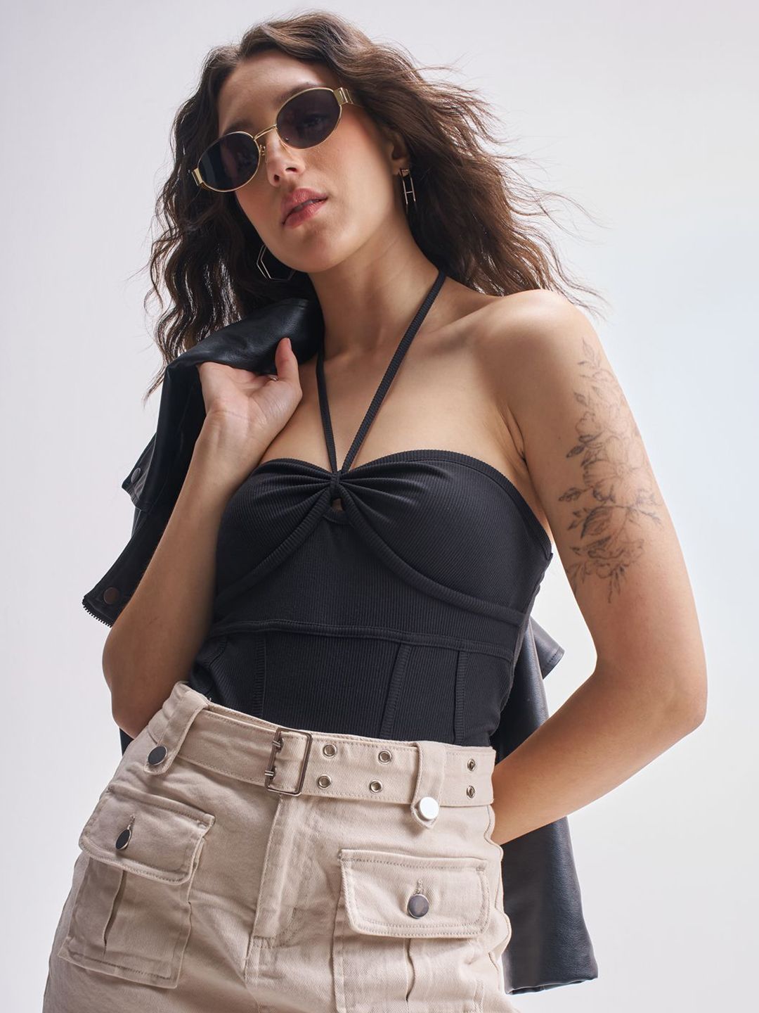 street by tokyo talkies ESPYR By Tokyo Talkies Halter Neck Bodysuit-picture-22