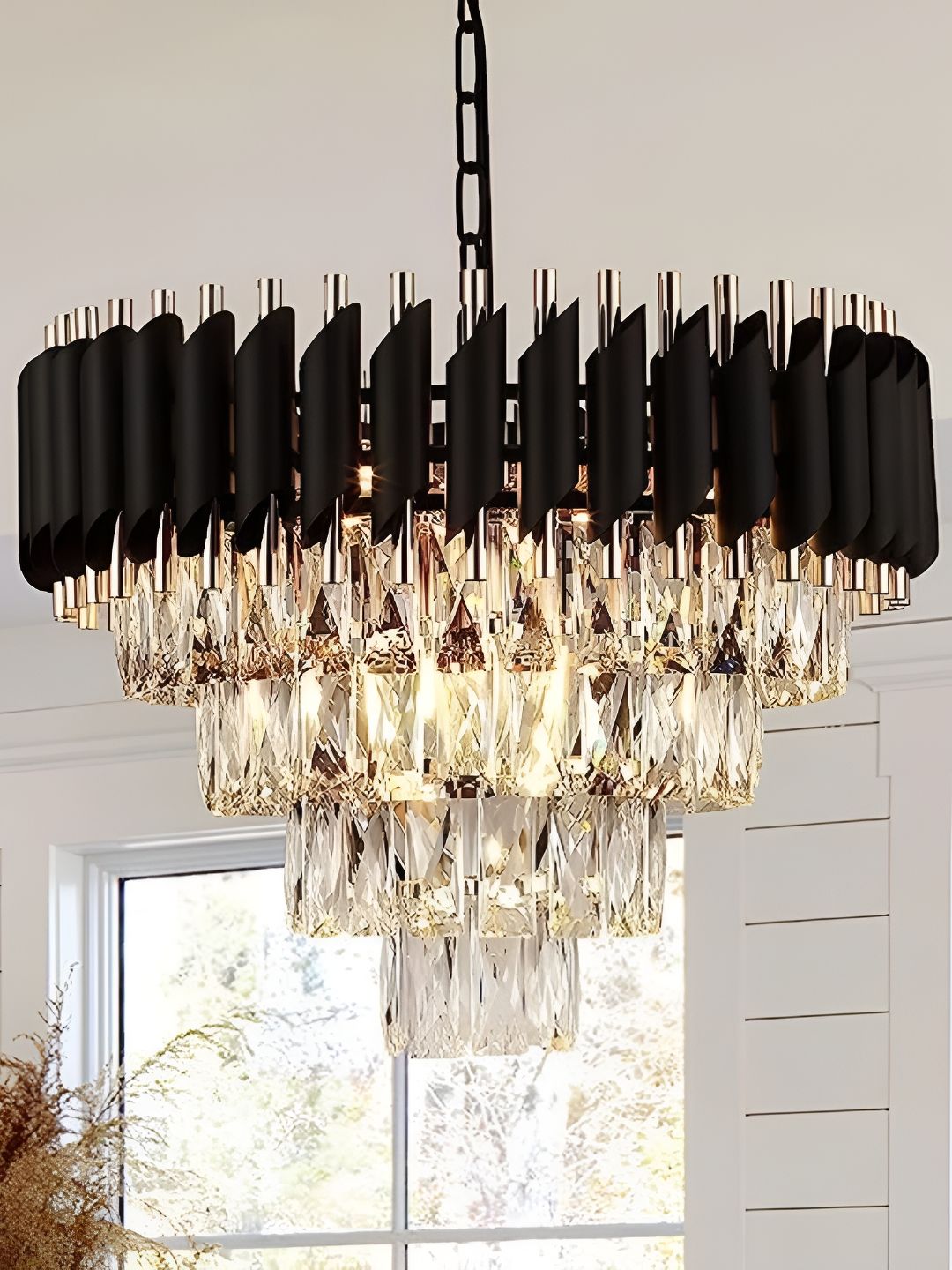 MFD HOME FURNISHING Blue & Brown Quirky Ceiling Lamp-picture-37