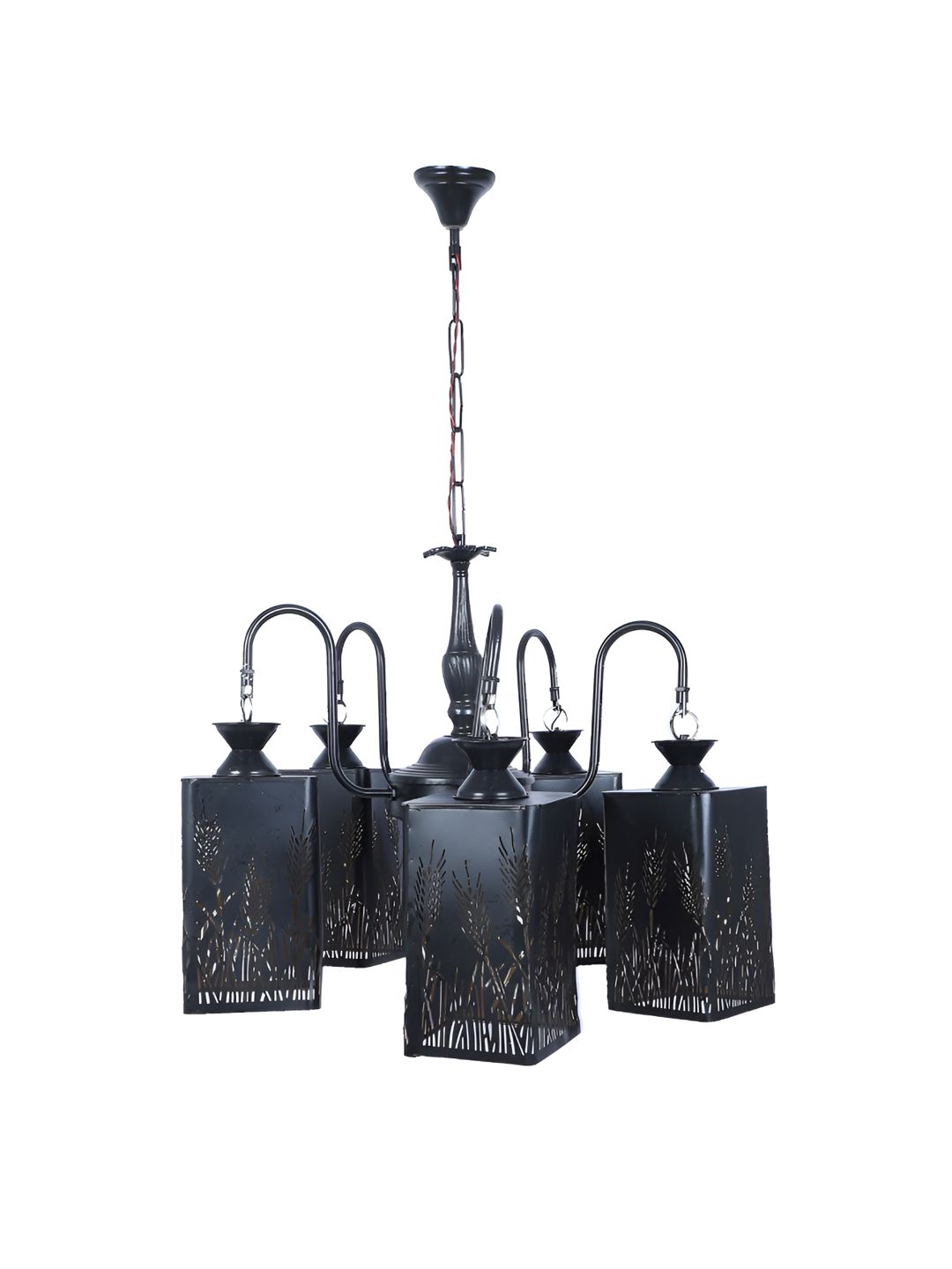 MFD HOME FURNISHING Black Quirky Ceiling Lamp-picture-45