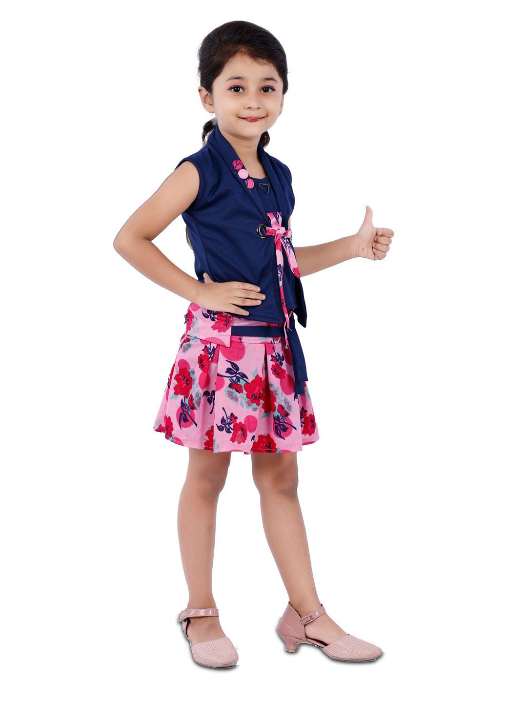 NEW GEN Girls Top with Skirt-image-15