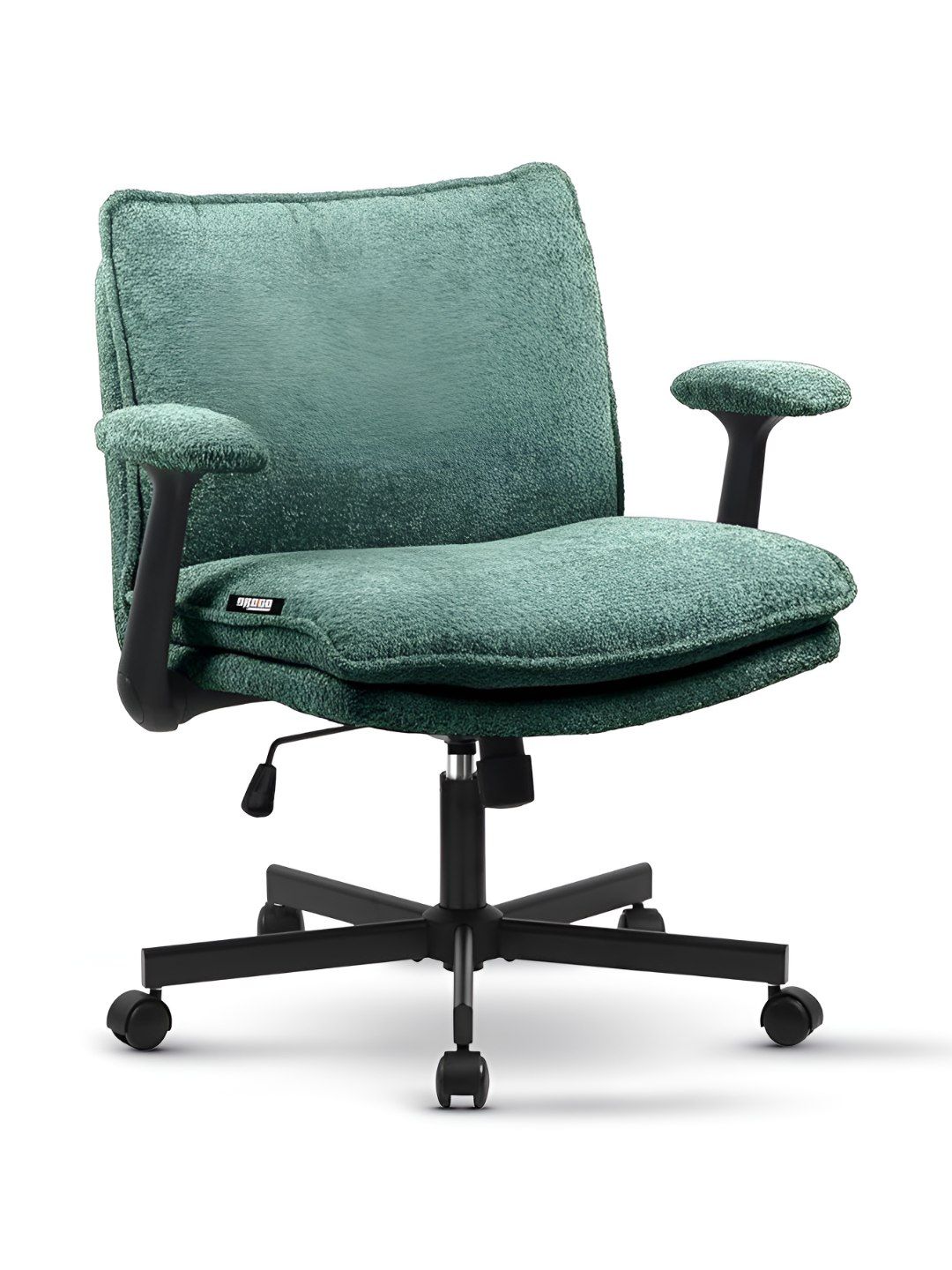DROGO Zen Pro Green & BlackCriss Cross Legged Study Stacking Chair-image-9