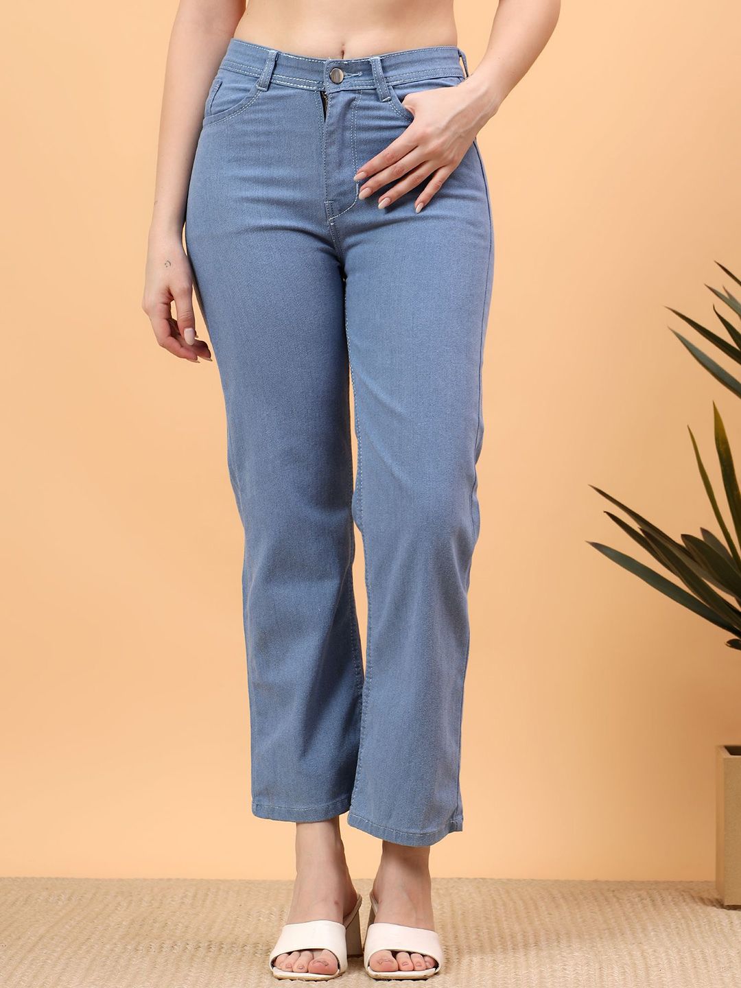 ZARISTAA Women Straight Fit High-Rise Stretchable Jeans-picture-22