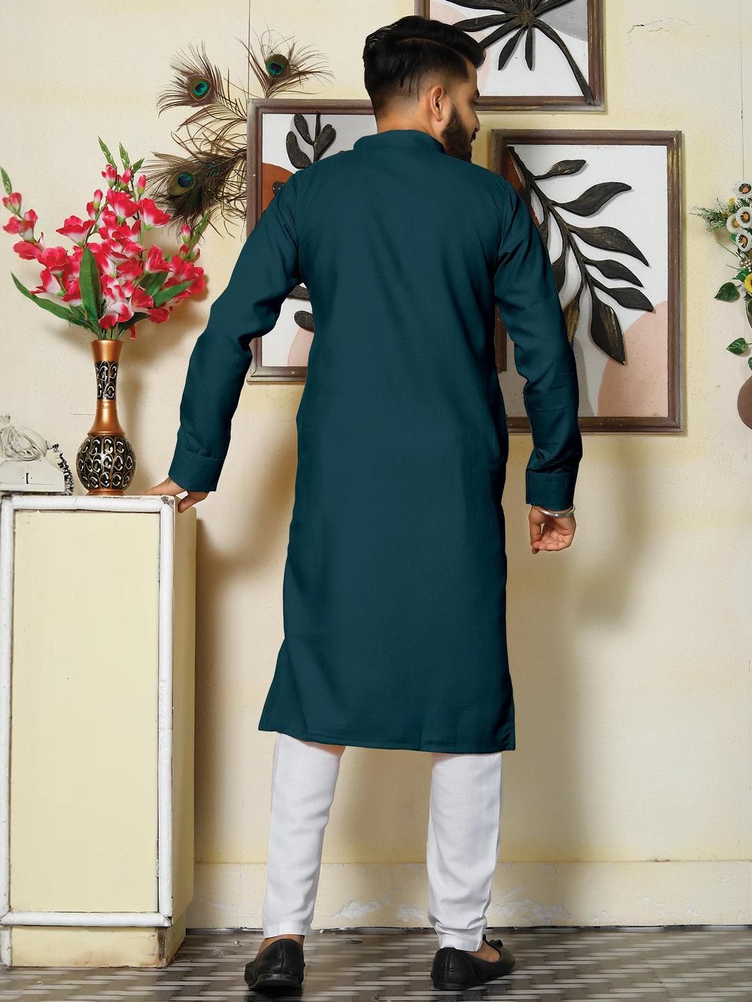Archittam Men Cotton Wool Kurtas-picture-40