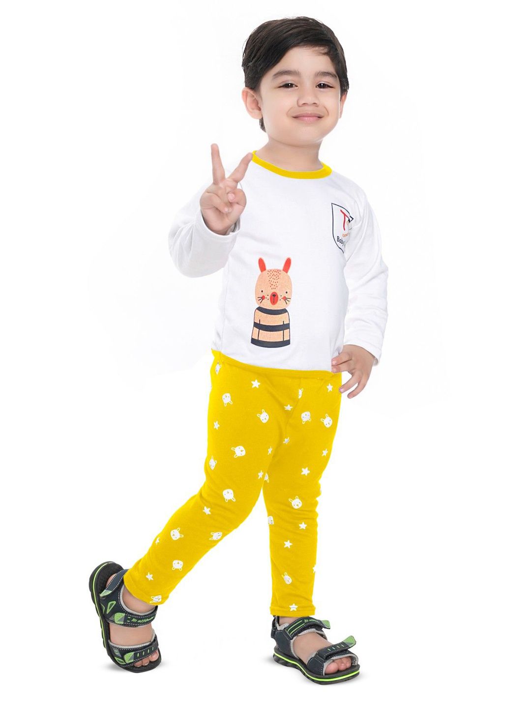 NEW GEN Boys Printed Long Sleeves T-shirt With Trousers-image-36