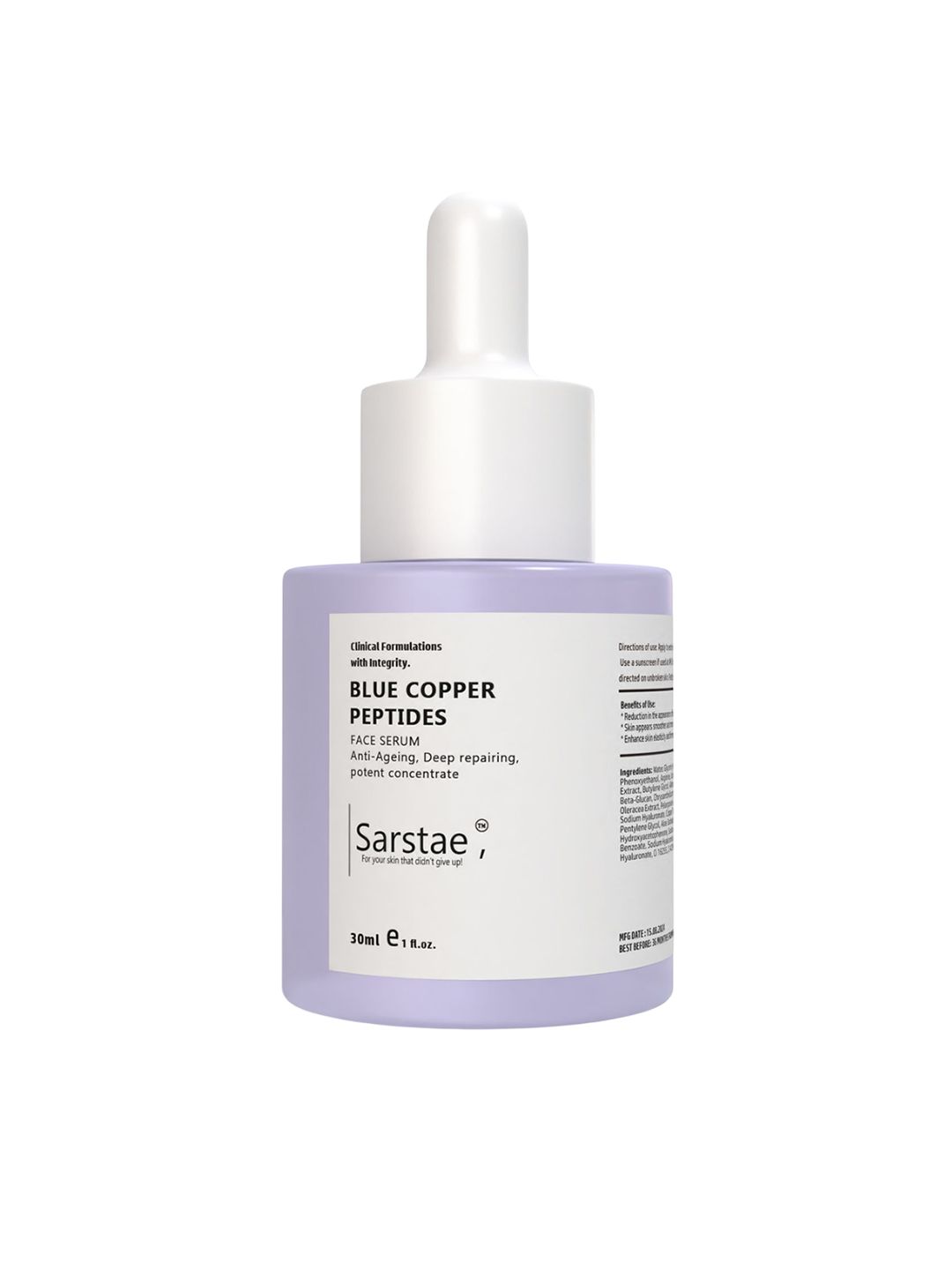 SARSTAE Blue Copper Peptides Serum For Anti Aging - 30 ml-image-17